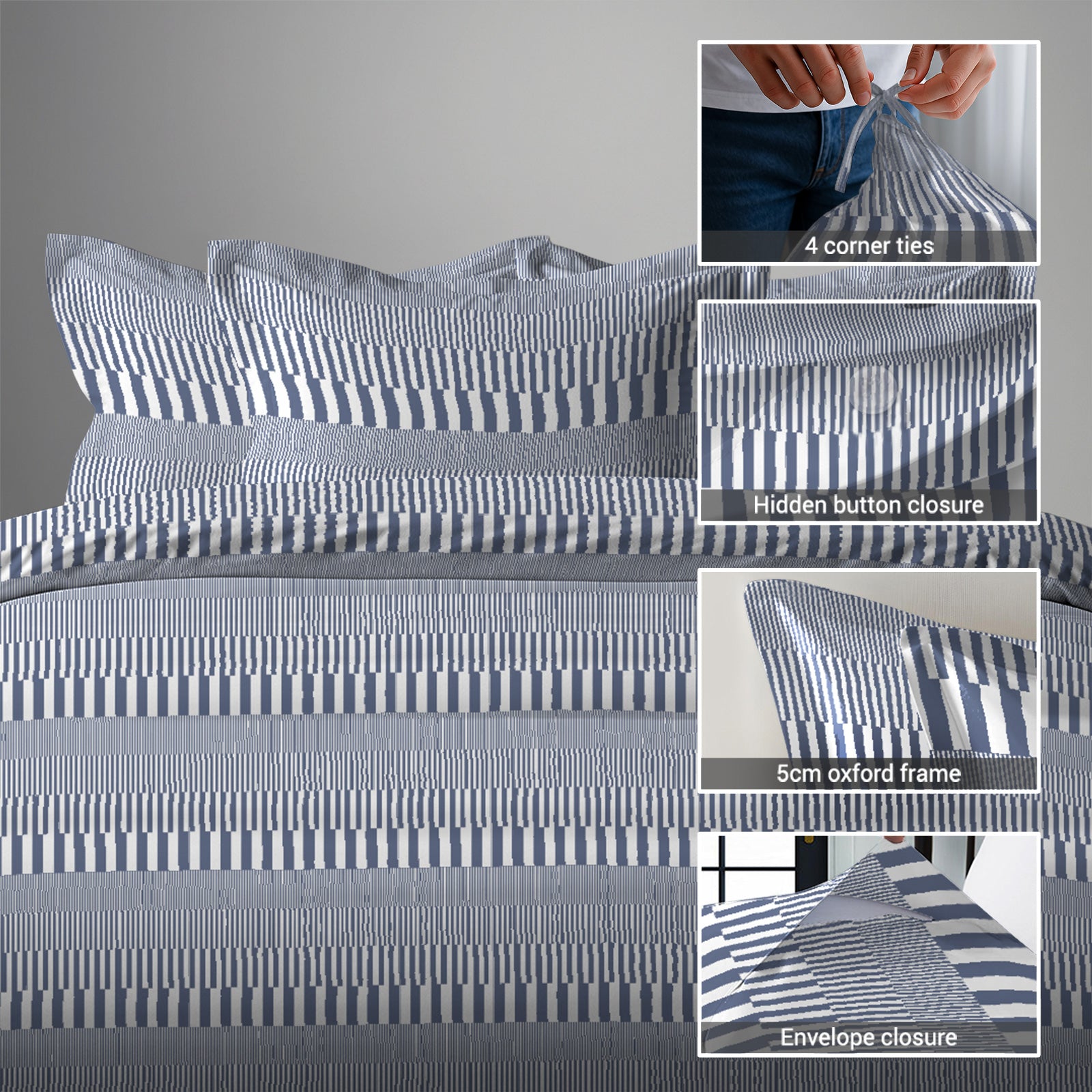 Cascade Stripe Blue