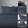 Percale 100% Cotton Duvet Cover Set - USA QUEEN