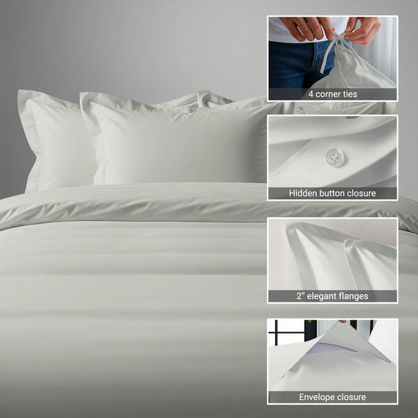 Royale 1000 Thread Count 100% Cotton Duvet Cover Set - USA KING