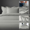 Percale 100% Cotton Duvet Cover Set - USA TWIN
