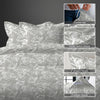 Premium 400 Thread Count 100% Cotton Duvet Cover Set - USA QUEEN