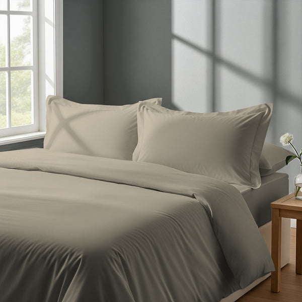 Percale 100% Cotton Duvet Cover Set - USA KING