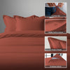 Premium 400 Thread Count 100% Cotton Duvet Cover Set - USA QUEEN