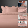 Premium 400 Thread Count 100% Cotton Duvet Cover Set - USA QUEEN