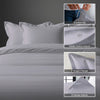 Premium 400 Thread Count 100% Cotton Duvet Cover Set - USA TWIN