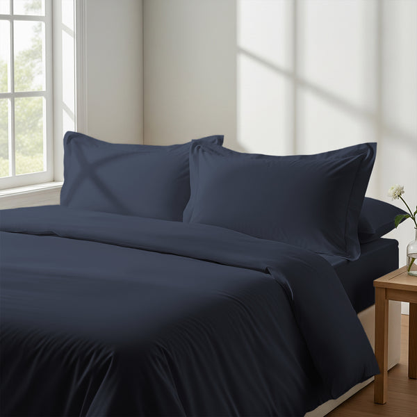 Deluxe 600 Thread Count 100% Cotton Duvet Cover Set - USA KING