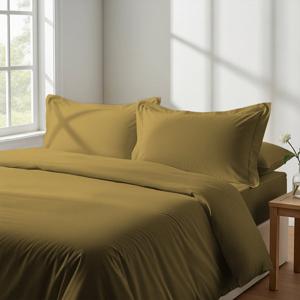 Premium 400 Thread Count 100% Cotton Duvet Cover Set - USA FULL