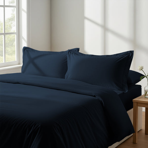 Premium 400 Thread Count 100% Cotton Duvet Cover Set - USA FULL