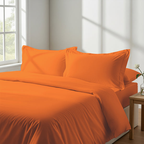 Premium 400 Thread Count 100% Cotton Duvet Cover Set - USA QUEEN