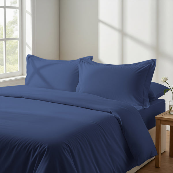 Premium 400 Thread Count 100% Cotton Duvet Cover Set - USA KING