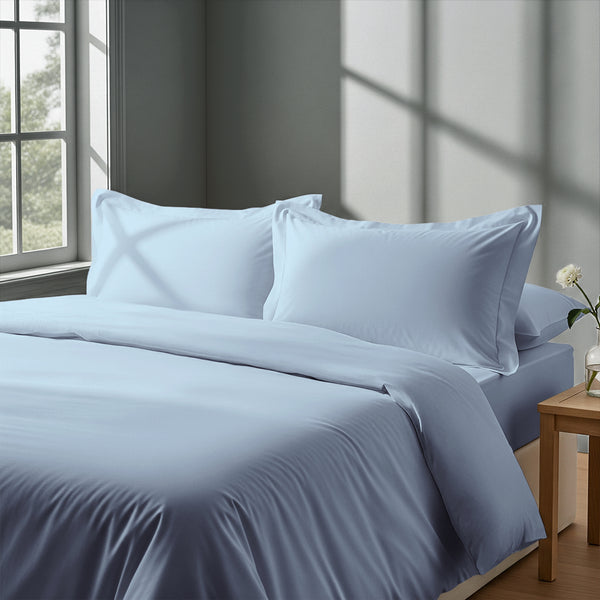 Premium 400 Thread Count 100% Cotton Duvet Cover Set - USA KING
