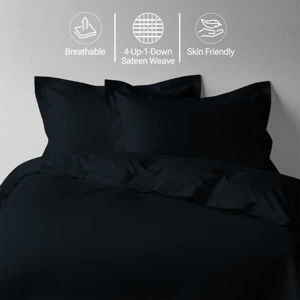 Deluxe 600 Thread Count 100% Cotton Duvet Cover Set - USA KING