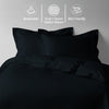 Deluxe 600 Thread Count 100% Cotton Duvet Cover Set - USA QUEEN