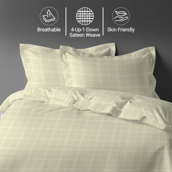 Premium 300 Thread Count 100% Cotton Duvet Cover Set - USA TWIN