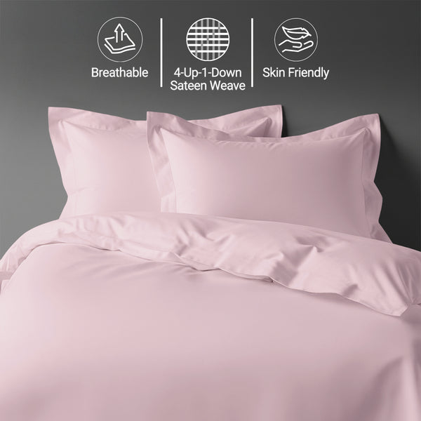 Deluxe 600 Thread Count 100% Cotton Duvet Cover Set - USA KING