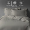 Premium 400 Thread Count 100% Cotton Duvet Cover Set - USA KING