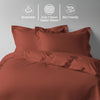 Premium 400 Thread Count 100% Cotton Duvet Cover Set - USA QUEEN