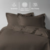 Premium 400 Thread Count 100% Cotton Duvet Cover Set - USA QUEEN