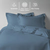 Premium 400 Thread Count 100% Cotton Duvet Cover Set - USA TWIN