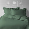 Premium 400 Thread Count 100% Cotton Duvet Cover Set - USA QUEEN