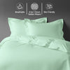 Premium 400 Thread Count 100% Cotton Duvet Cover Set - USA TWIN