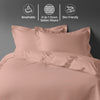 Premium 400 Thread Count 100% Cotton Duvet Cover Set - USA FULL