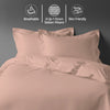 Premium 400 Thread Count 100% Cotton Duvet Cover Set - USA KING