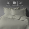 Premium 400 Thread Count 100% Cotton Duvet Cover Set - USA QUEEN