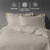 Premium 400 Thread Count 100% Cotton Duvet Cover Set - USA QUEEN