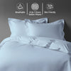 Premium 400 Thread Count 100% Cotton Duvet Cover Set - USA KING
