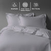 Premium 400 Thread Count 100% Cotton Duvet Cover Set - USA FULL