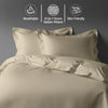 Premium 400 Thread Count 100% Cotton Duvet Cover Set - USA KING