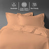 Premium 400 Thread Count 100% Cotton Duvet Cover Set - USA KING