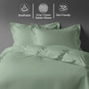 Luxury 800 Thread Count 100% Cotton Duvet Cover Set - USA KING
