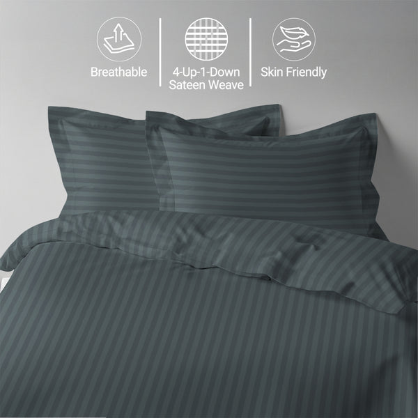 Premium 300 Thread Count 100% Cotton Duvet Cover Set - USA KING