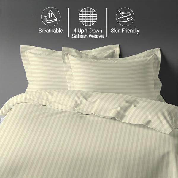 Premium 300 Thread Count 100% Cotton Duvet Cover Set - USA KING