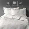 Premium 400 Thread Count 100% Cotton Duvet Cover Set - USA QUEEN