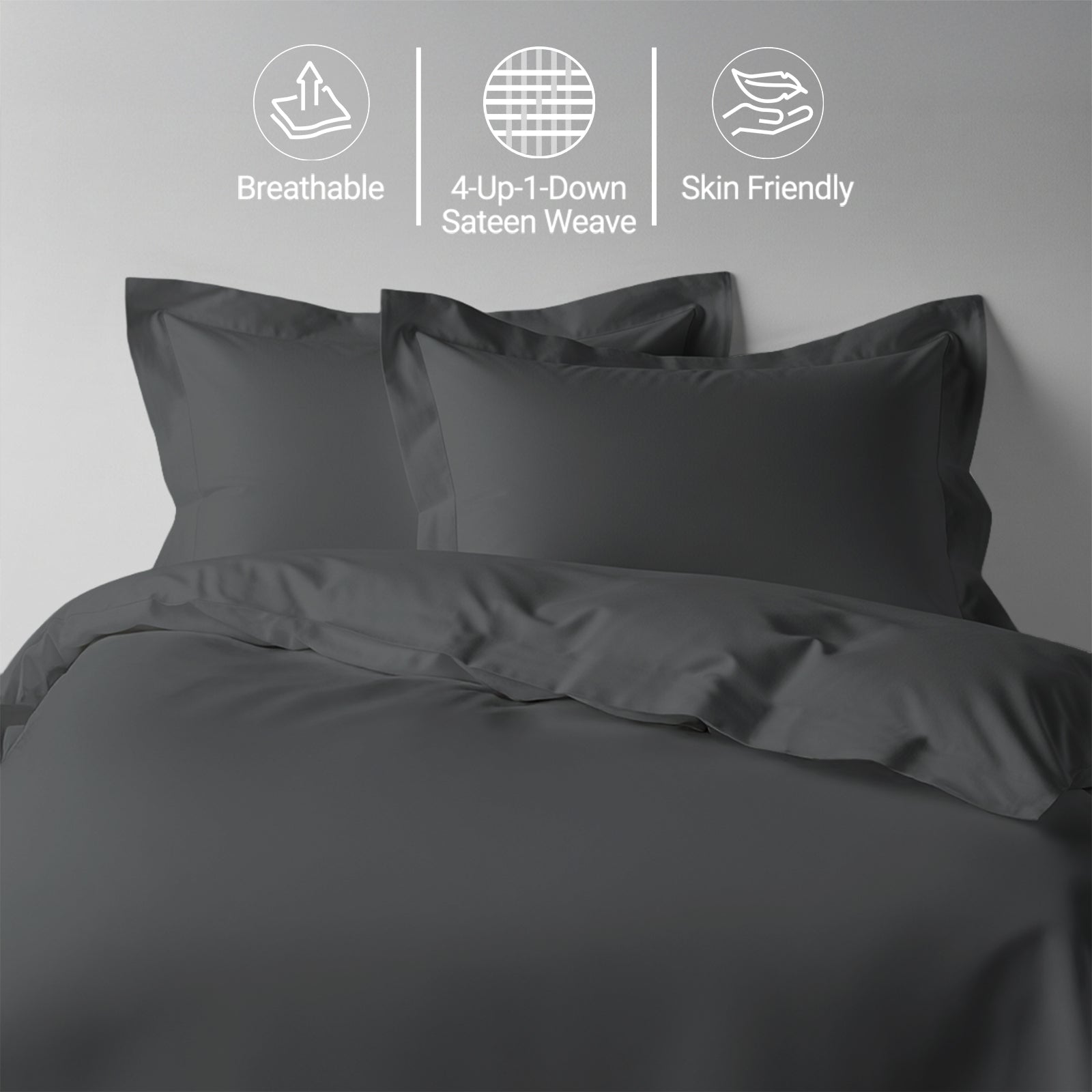 Deluxe 600 Thread Count 100% Cotton Duvet Cover Set