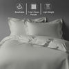 Percale 100% Cotton Duvet Cover Set - USA QUEEN