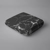 Pizuna folded marble black small single 400 thread count deep fitted cotton bedsheet 100 percent cotton