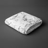Pizuna folded marble white small single 400 thread count deep fitted cotton bedsheet 100 percent cotton