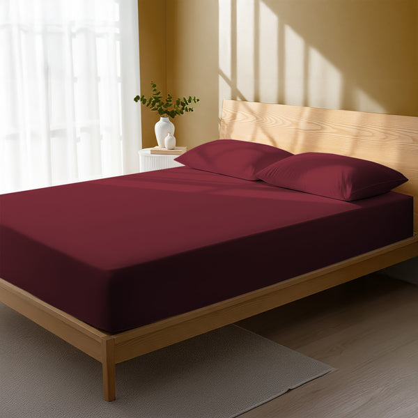 Luxury 800 Thread Count 100% Cotton Fitted Sheet - USA KING