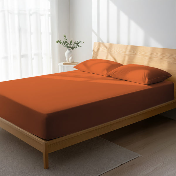 Premium 400 Thread Count 100% Cotton Fitted Sheet