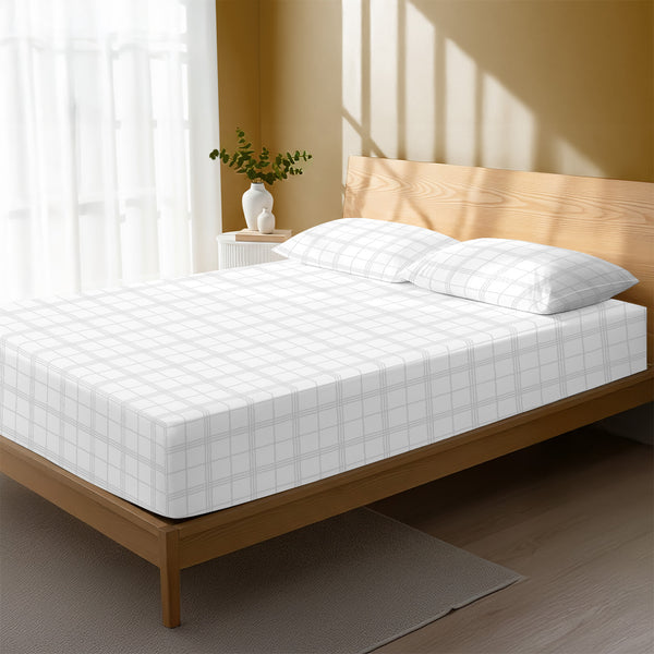 Premium 300 Thread Count 100% Cotton Fitted Sheet - USA KING