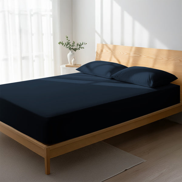 Premium 400 Thread Count 100% Cotton Fitted Sheet - USA FULL