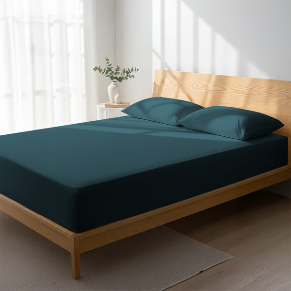 Premium 400 Thread Count 100% Cotton Fitted Sheet - USA FULL