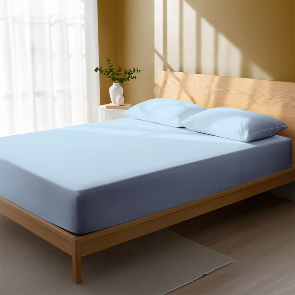 Premium 400 Thread Count 100% Cotton Fitted Sheet - USA FULL