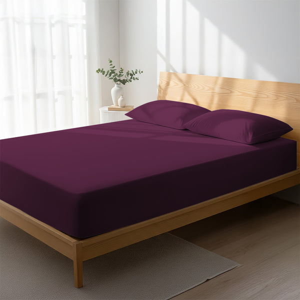 Premium 400 Thread Count 100% Cotton Fitted Sheet - USA CALIKING