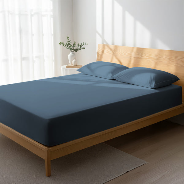 Premium 400 Thread Count 100% Cotton Fitted Sheet - USA FULL