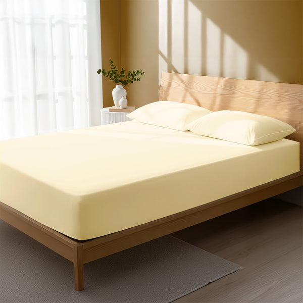 Premium 400 Thread Count 100% Cotton Fitted Sheet - USA CALIKING